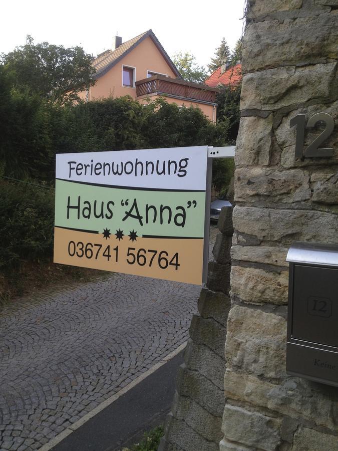 Ferienwohnung Haus "Anna" Bad Blankenburg Exterior foto